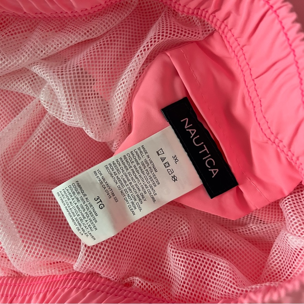Nautica mens big and tall pink Swimsuit. New with tag. Size 3xl - Picture 3 of 3